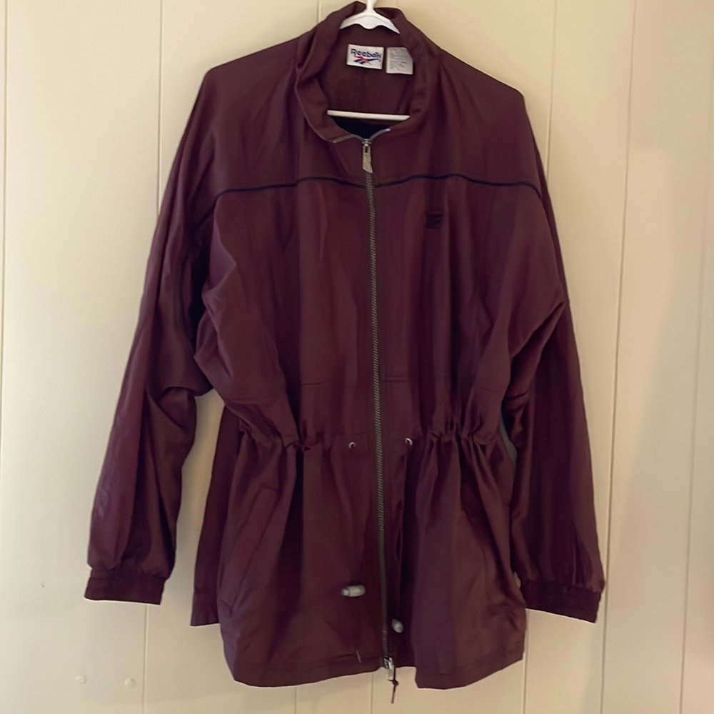 Vintage REEBOK plum windbreaker
